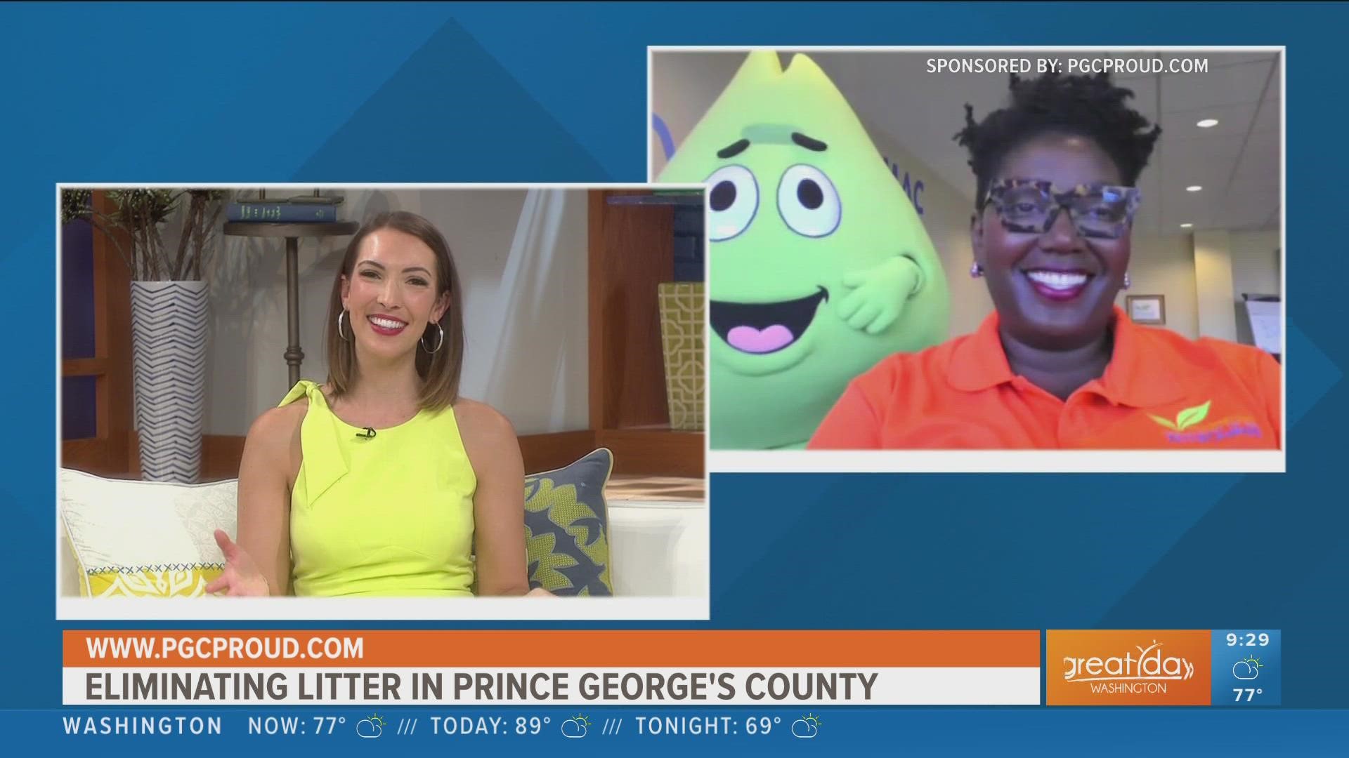 Sponsored by: PGCProud.com. Tiaa Rutherford with the Prince George's County Department of the Environment discusses how the community can help reduce litter.