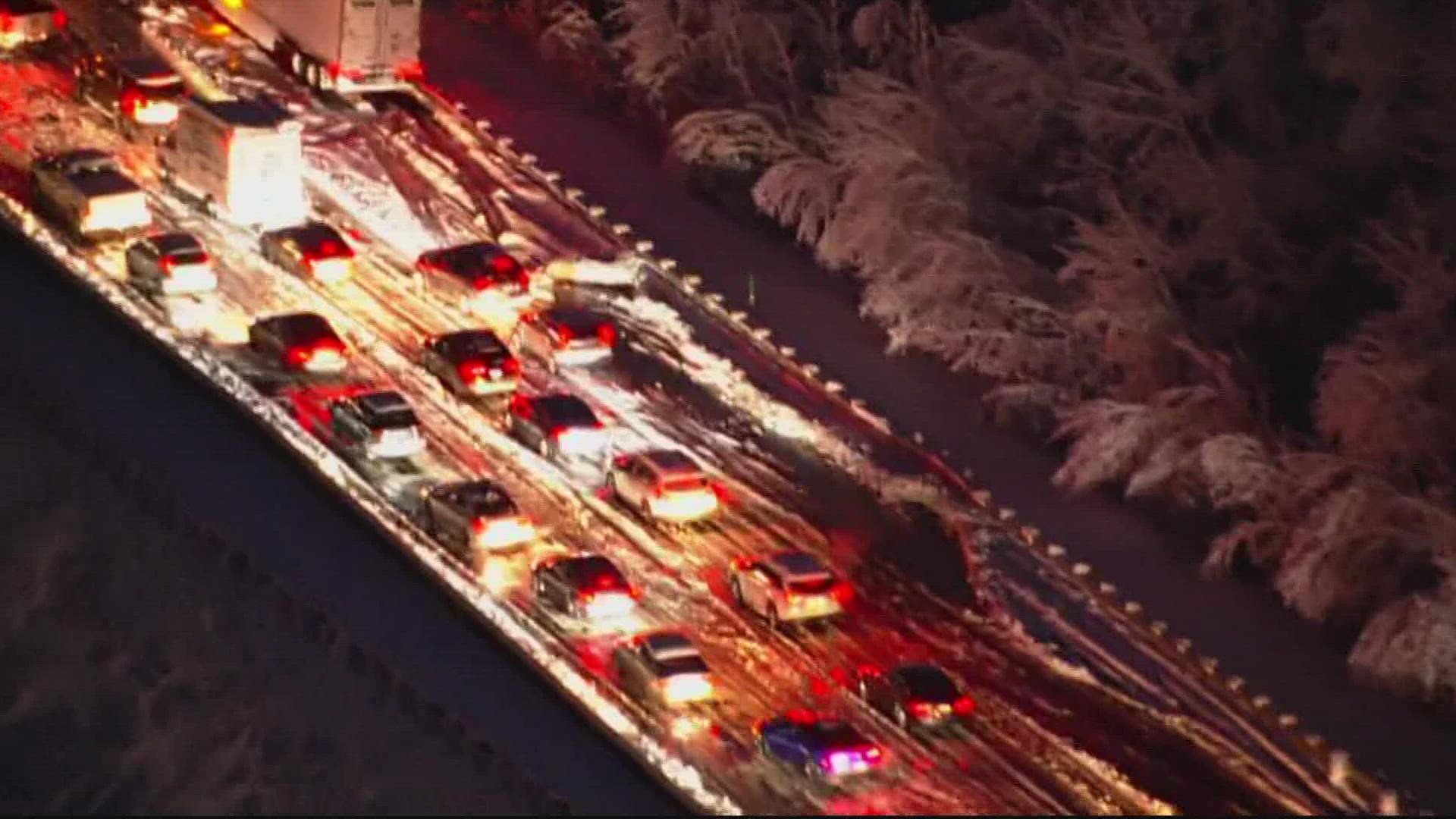 It's hard to believe it's been a year since this nightmare scene unfolded on Interstate-95 in Northern Virginia.