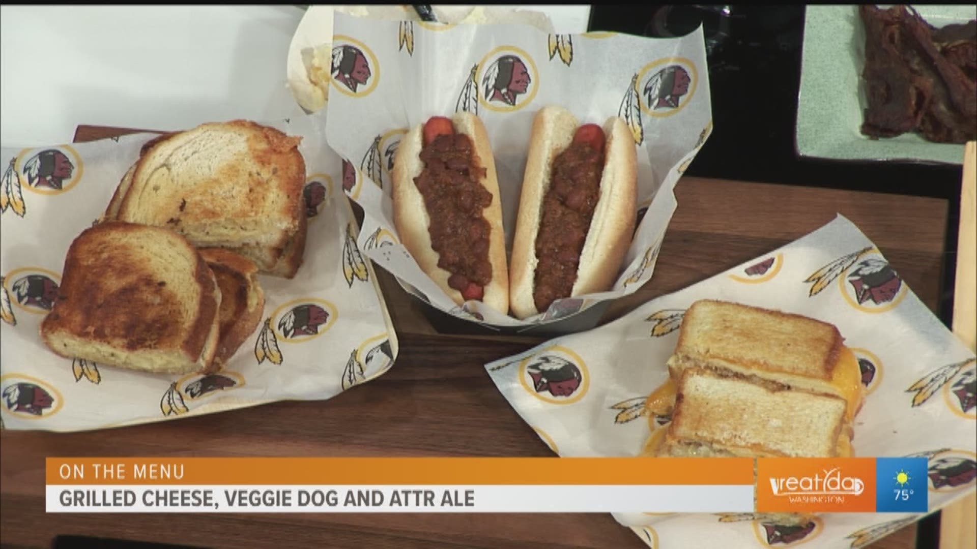 Al Lanzo, Regional Executive Chef with Levy gives a preview of what you nosh on at FedEx Field this upcoming football season.