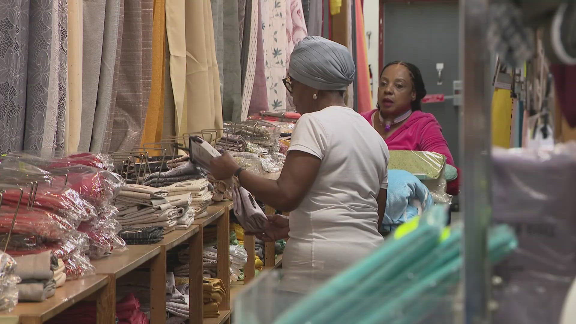 The owner of Linen World says the business has been in his family for 37 years.