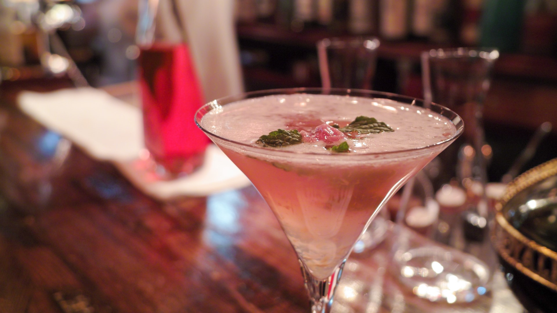 Restaurants around DC are celebrating cherry blossom season with themed food and drinks. Sarah Vanags of Osteria Morini shows how to make a cherry blossom cocktail.