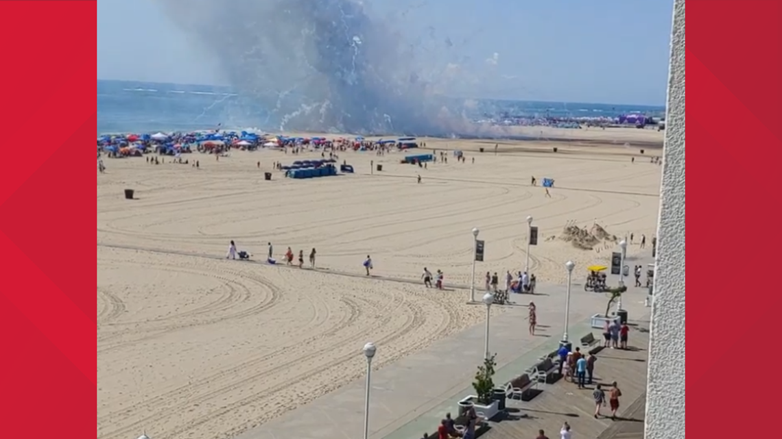 Ocean City fireworks explode midsetup