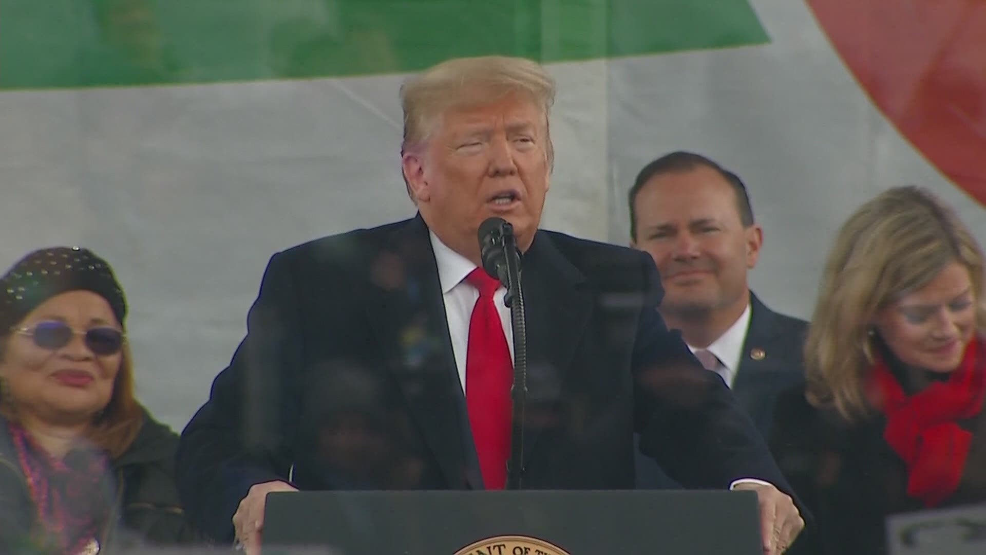 President Trump spoke at the March for Life rally and called out the state of Virginia on its controversial abortion stance.
