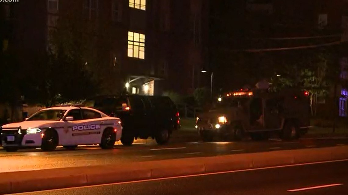 Shots fired at Gaithersburg police officers, suspect in custody | wusa9.com