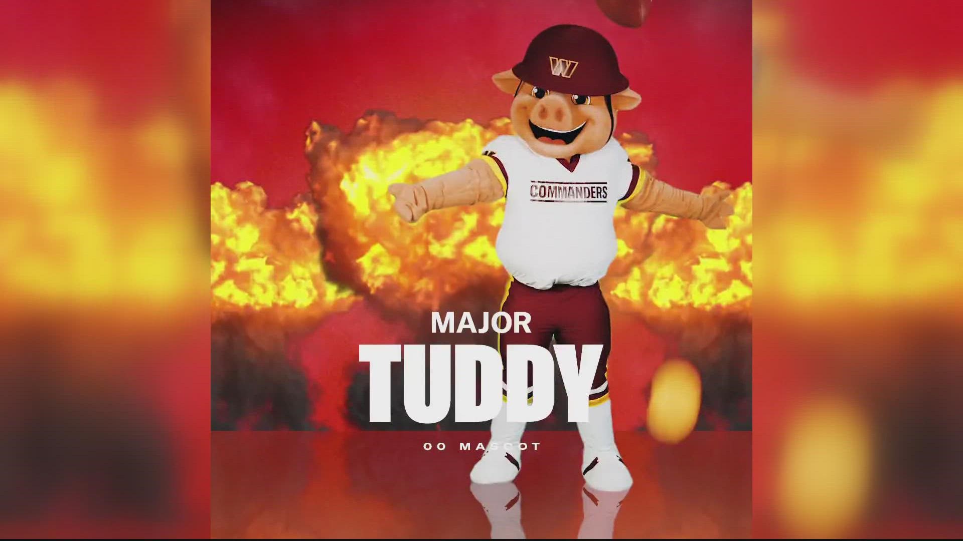 MAKING THE MASCOT: Behind the process of the Washington Commanders' unveil  of Major Tuddy 