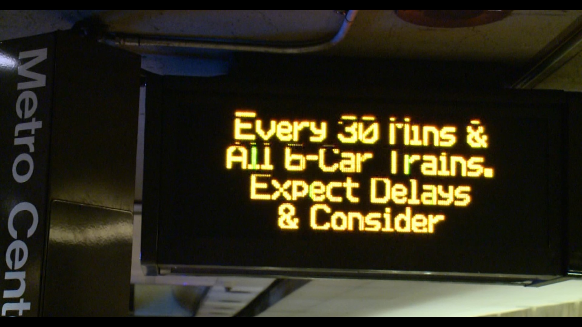 This means trains on the Red Line will run every 15 to 20 minutes and every other line will run every 30 to 40 minutes.