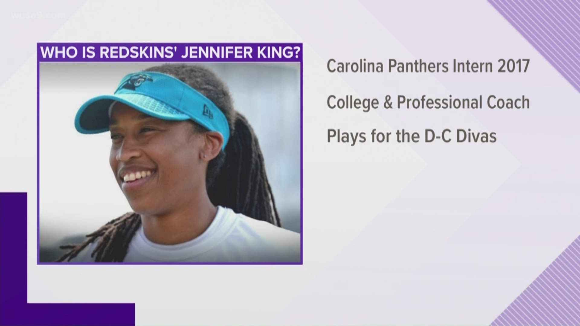 The Washington Redskins have hired a new member of the coaching staff, and she's already making history.
