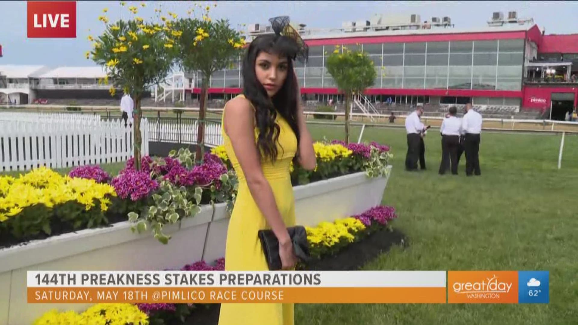 We check out the must-see fashions with Lana Rae from Hooves and Heels Fashion at the Pimlico Race Course ahead of the 144th Preakness Stakes.