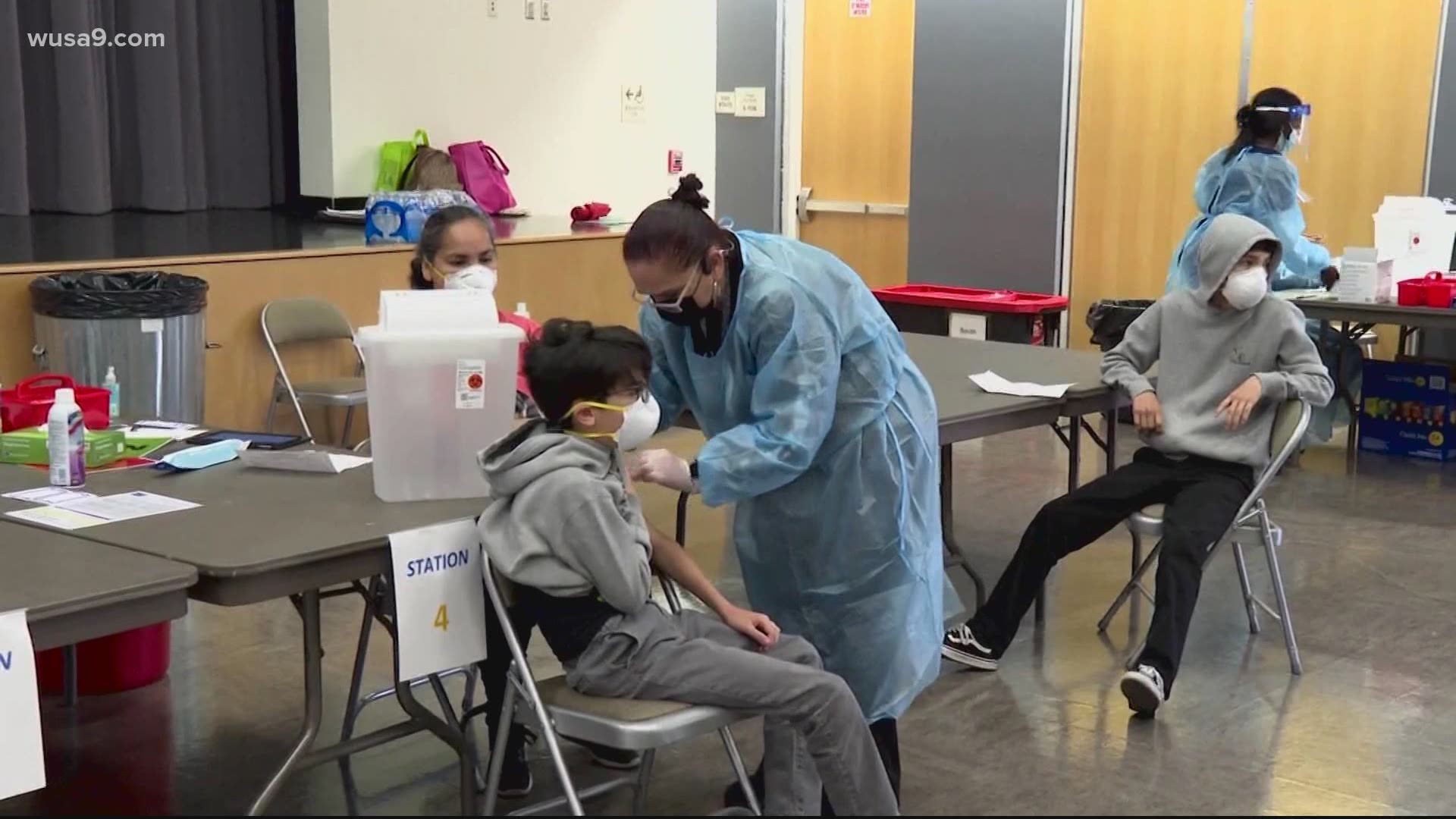 Four DC Public Schools are now open as vaccine clinics for anyone over the age of 12.