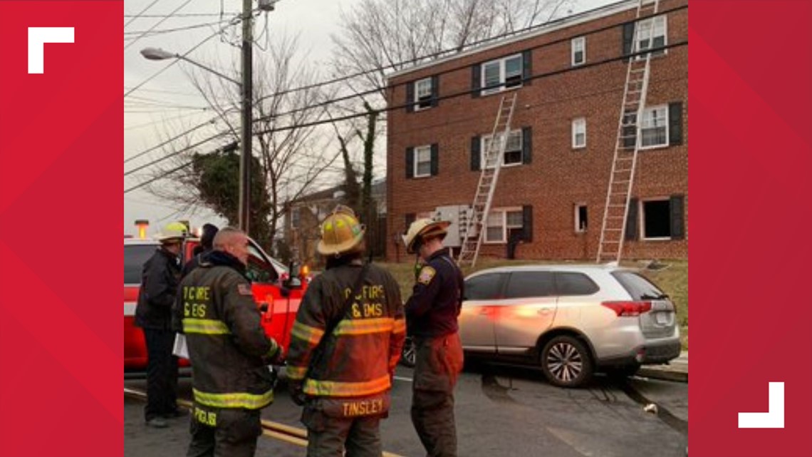 Apartment fire in Northeast leaves people displaced | wusa9.com