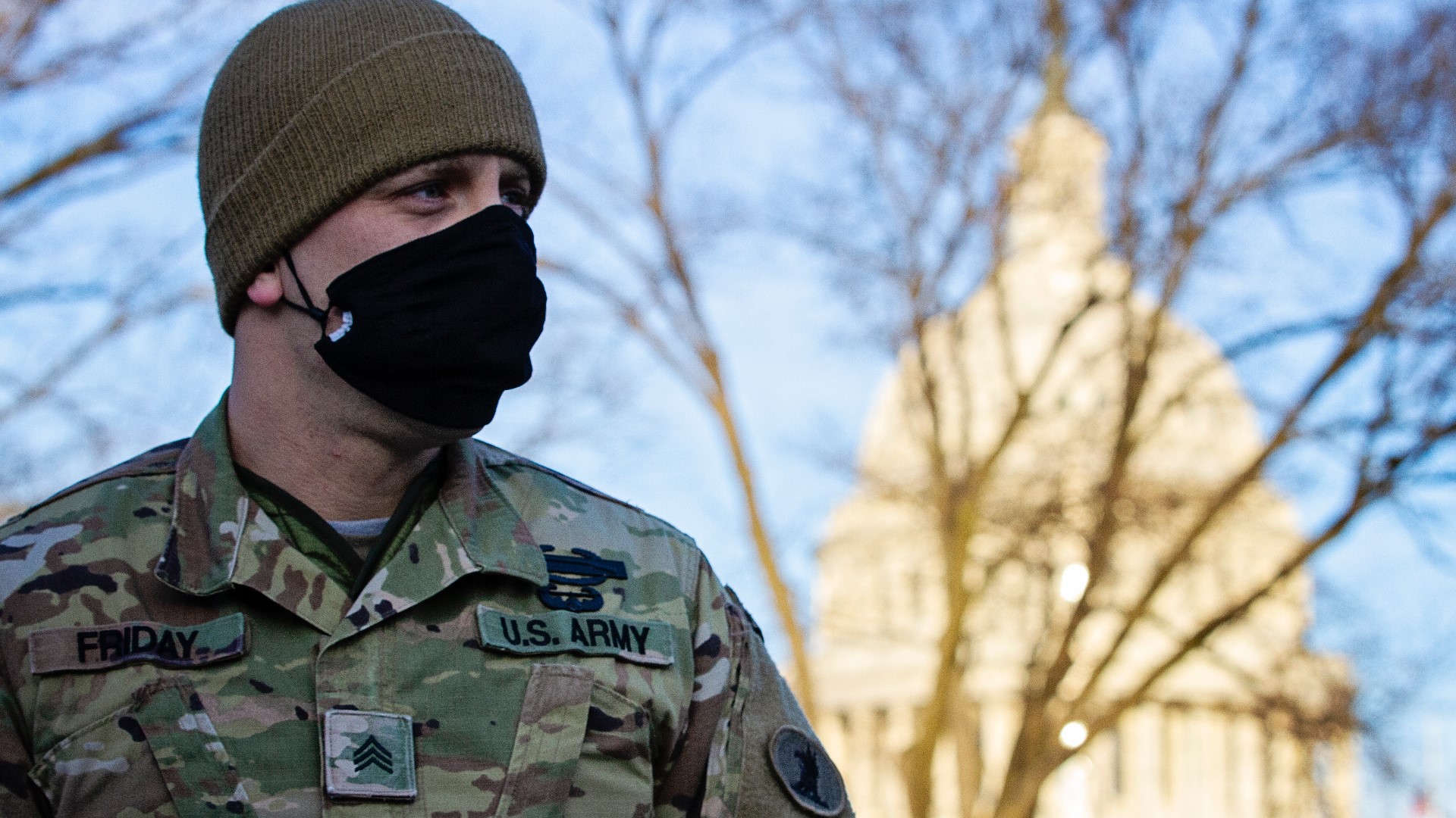 Thousands of National Guard in DC for the inauguration make it look ...
