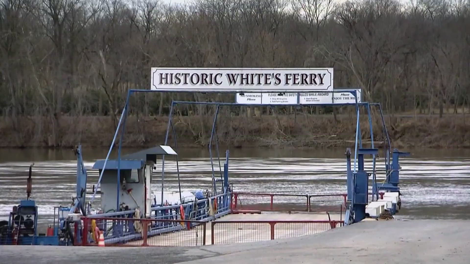 The ferry has been closed since 2020. It is the only transportation link between Maryland and Virginia on that section of the Potomac River.