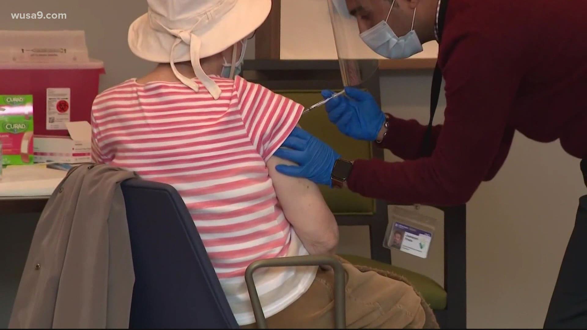 Authorities say 30% to 50% of those who have been vaccinated in Prince George's do not live in the county.
