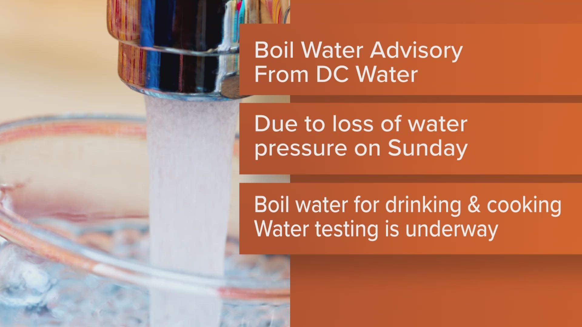 DC Water Boil Water Advisory Lifted For Parts Of Northeast DC Wusa9