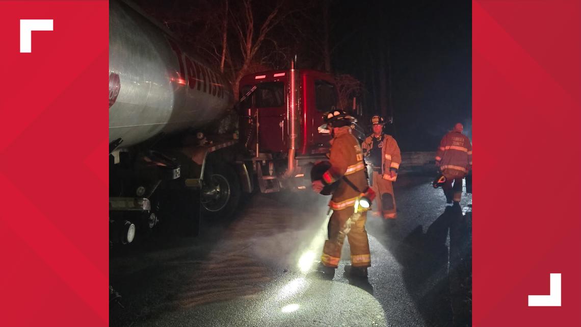 Fuel spill in Difficult Run River after tanker truck crash in Great ...