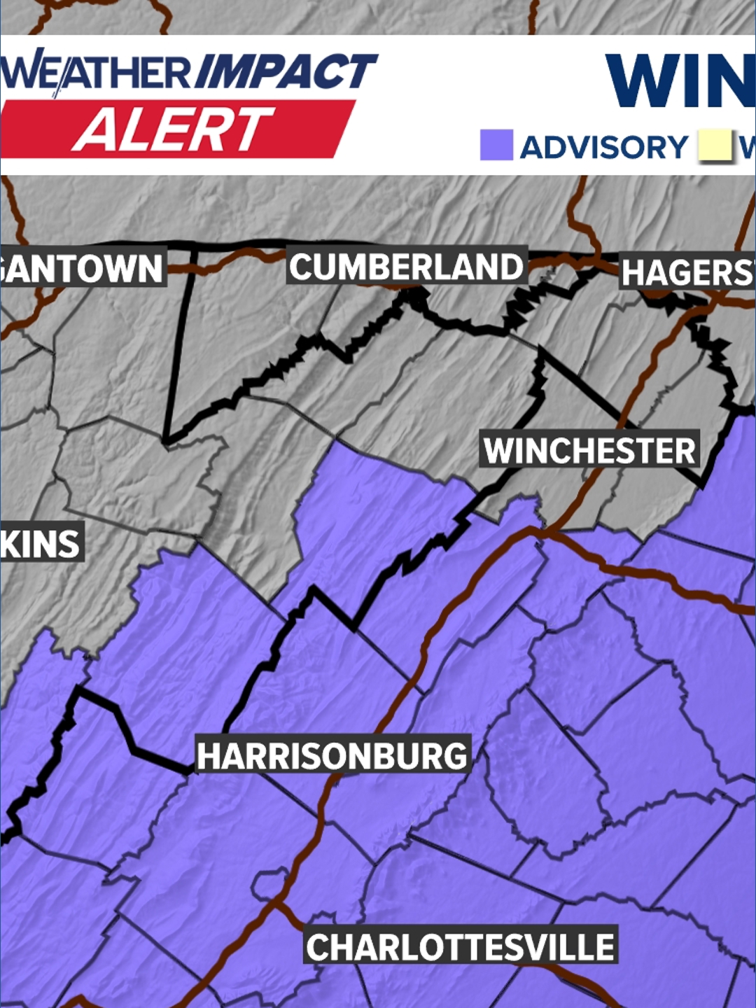 Weather Impact Alert: Light snow and flurries falling across parts of ...
