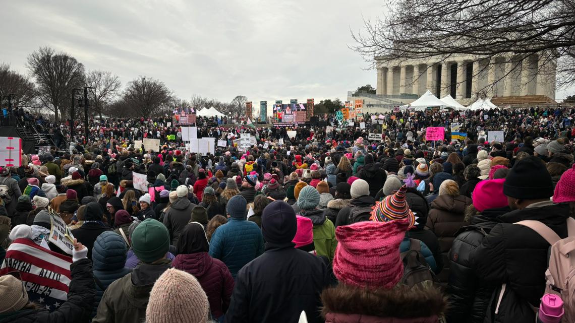 People's March brings together tens of thousands to D.C. to make their voices heard ahead of inauguration