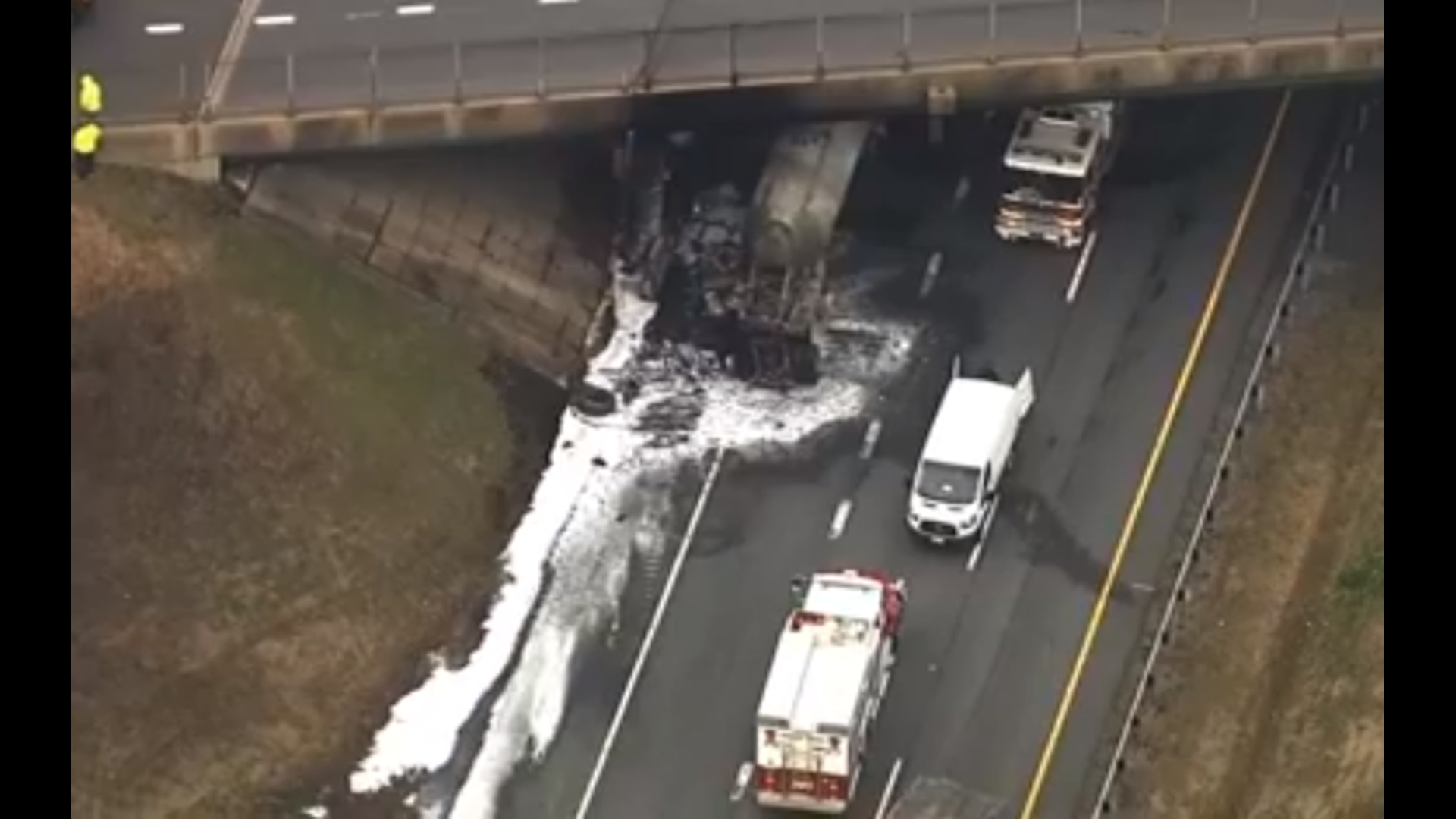 1 dead after crash involving tractor trailer, car and pickup truck ...