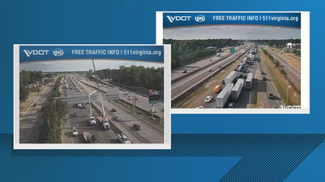 Dump truck driver causes major delays along I-95