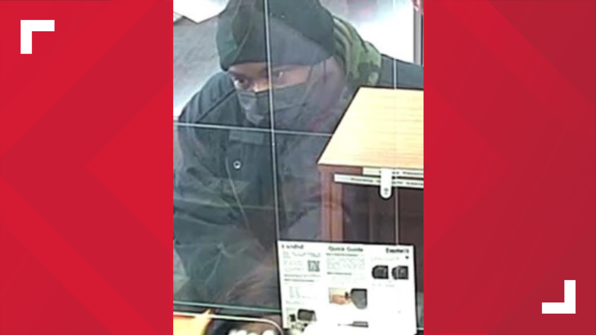 Man wanted for robbing Manassas Bank of America