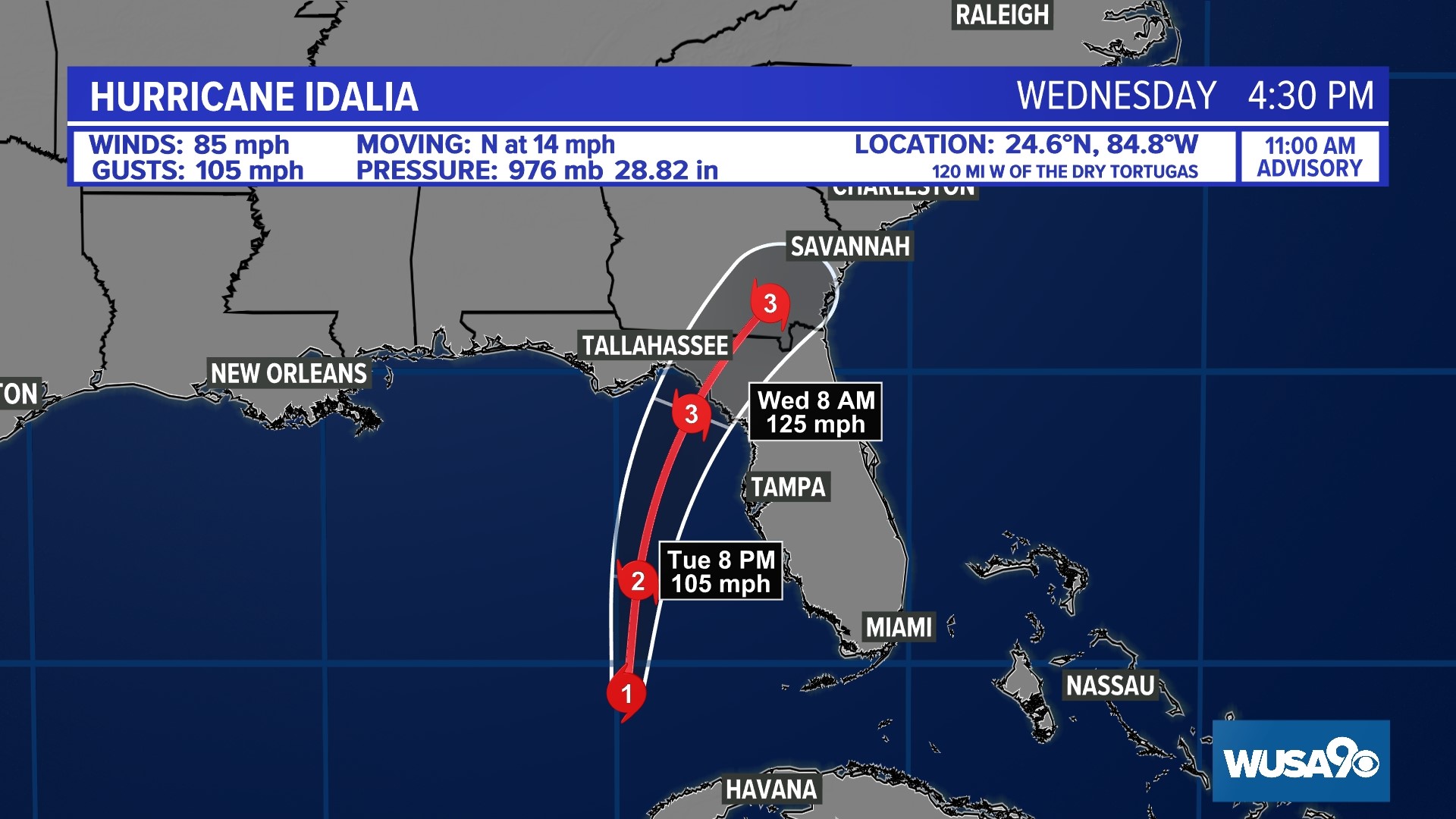 Idalia Is Now A Hurricane And Strengthening Rapidly Ahead Of Florida ...