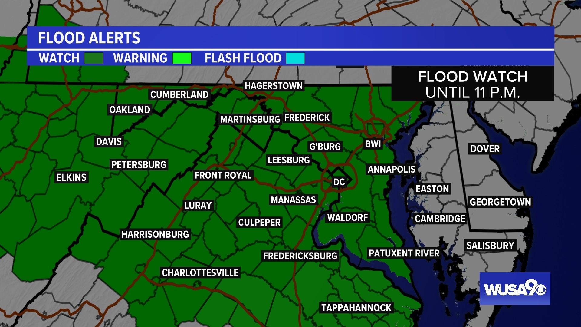 Timing out severe storms in the DMV Friday | wusa9.com