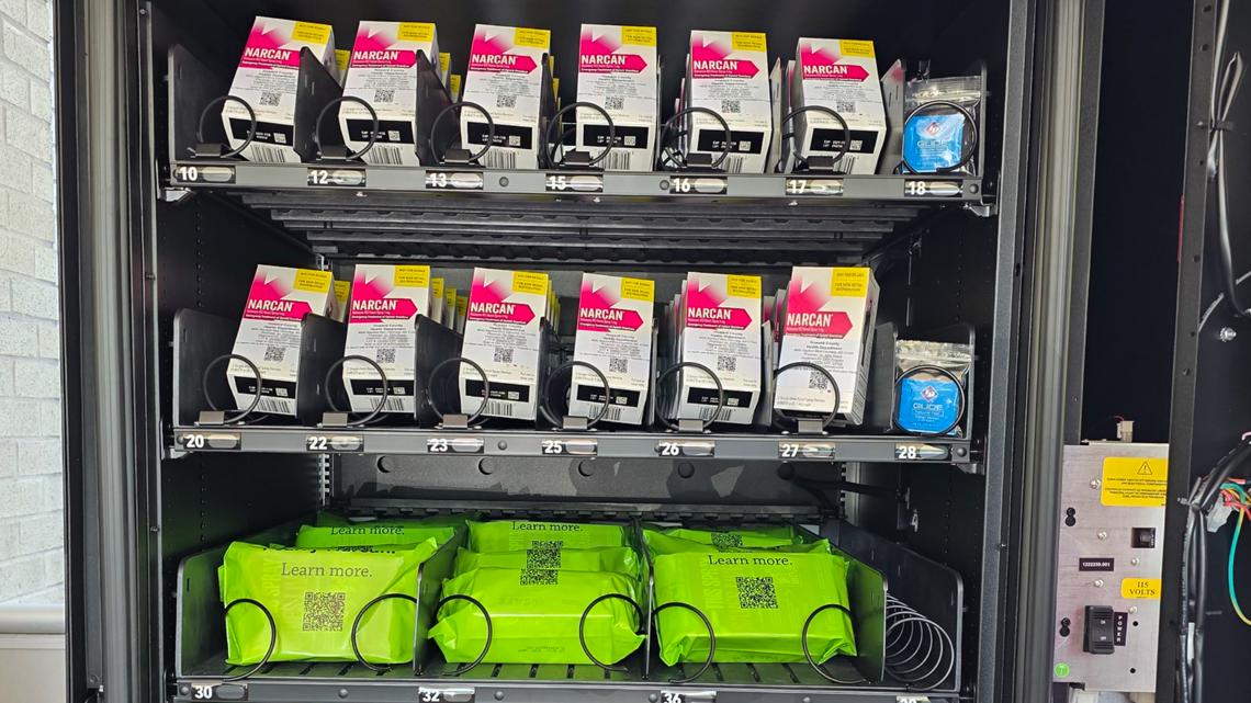 New vending machines provide free overdose-reversal medicine in