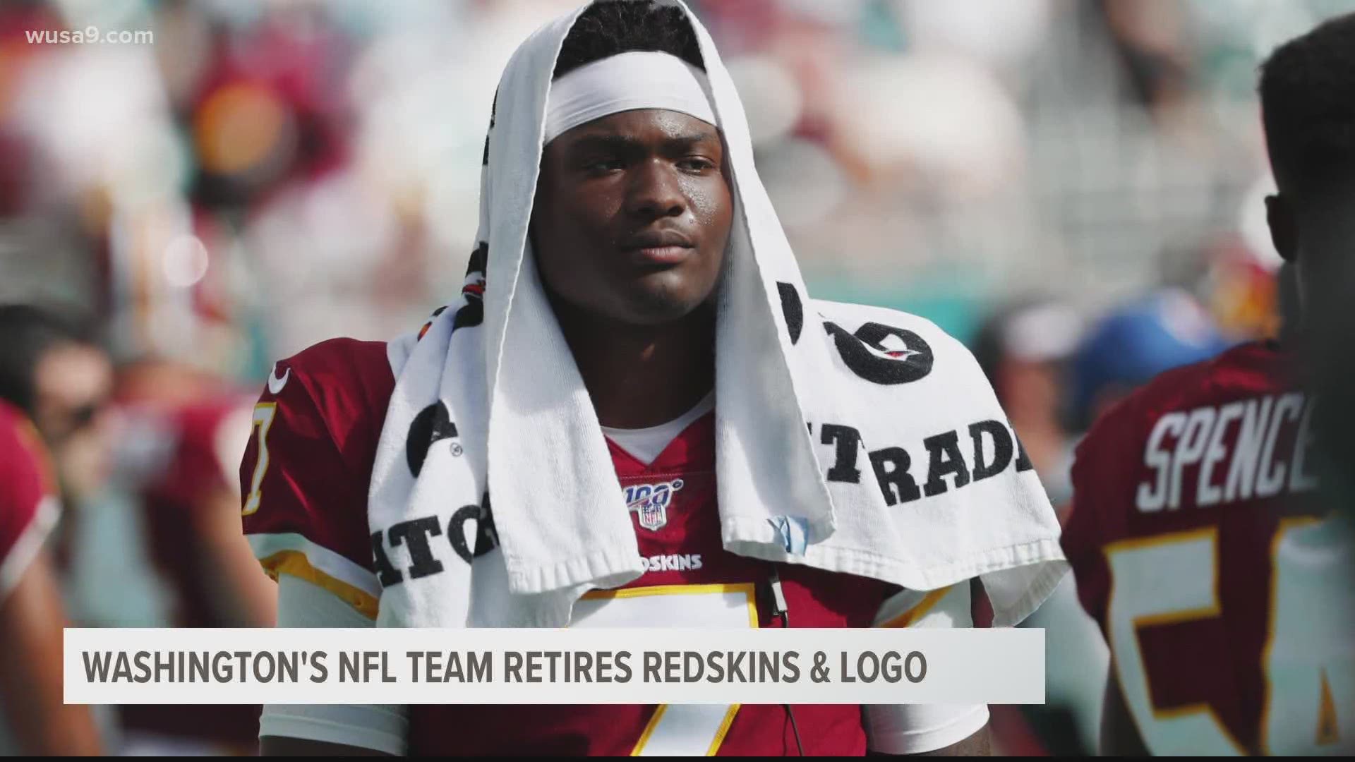 Here is a look at how past and present players have reacted to Washington's NFL team changing its nickname and logo.