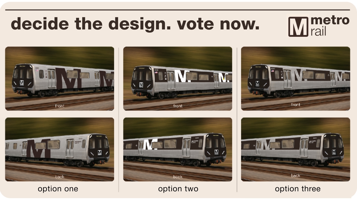 Vote now on Metro's 8000-series fleet design | wusa9.com
