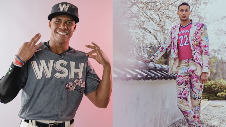 Nationals and Wizards unveil new cherry blossom jerseys