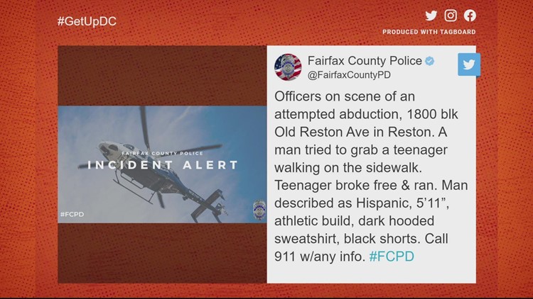 Man wanted by Fairfax County after attempting to abduct teen in Reston