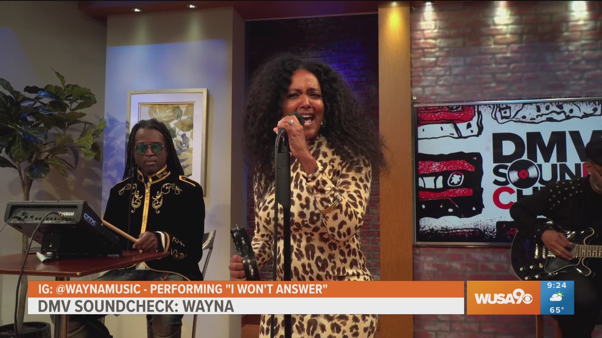 Ethiopian-born, DC based, and Grammy nominated singer/actress Wayna visits the DMV Soundcheck to perform her latest song called "I Won't Answer". IG: @waynamusic.