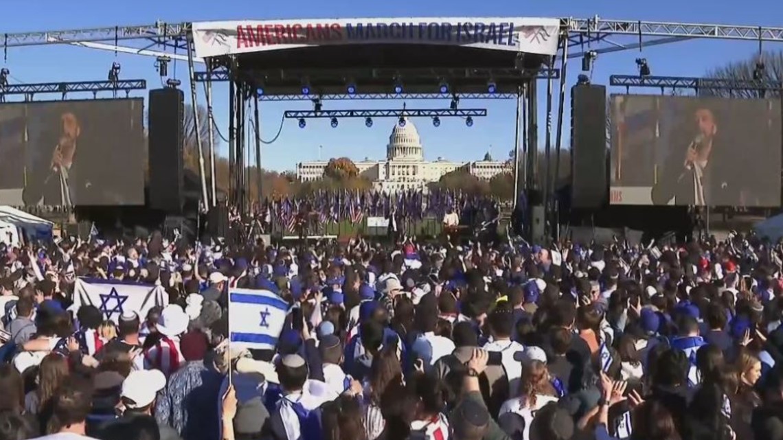 More than 300 students signed up for the trek to March for Israel - Vimarsana News