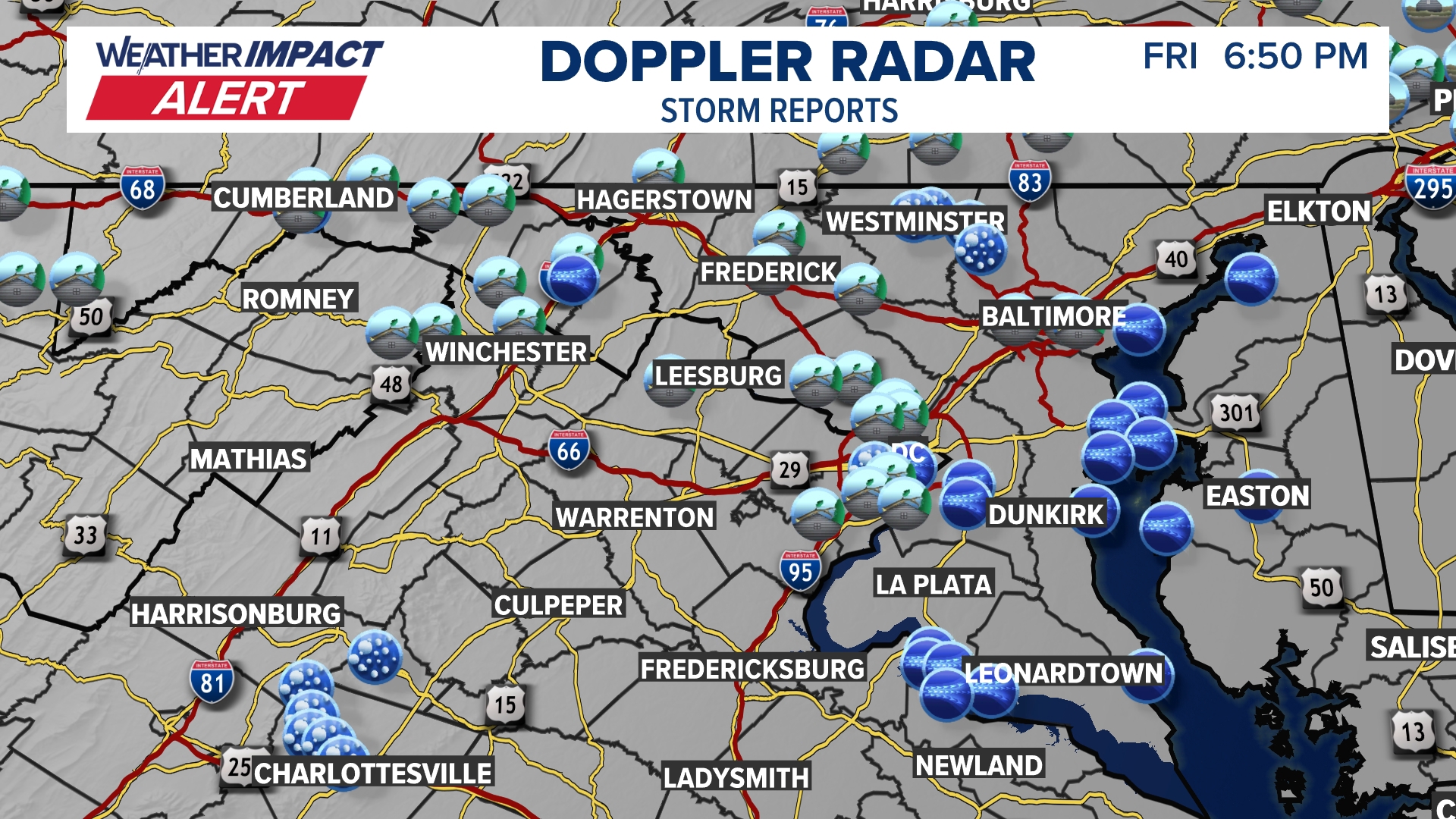 Friday weather timeline: When showers, storms hit DMV | wusa9.com