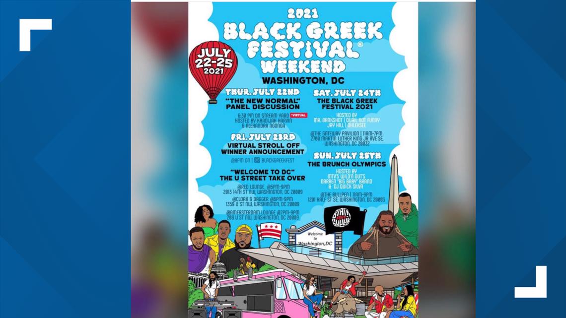 2021 Black Greek Festival Weekend DC | wusa9.com