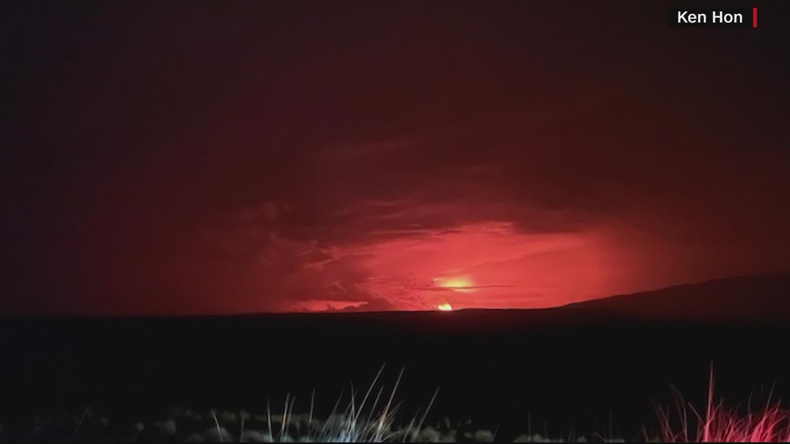 Hawaii's Mauna Loa volcano starts to erupt for first time in nearly 40 years
