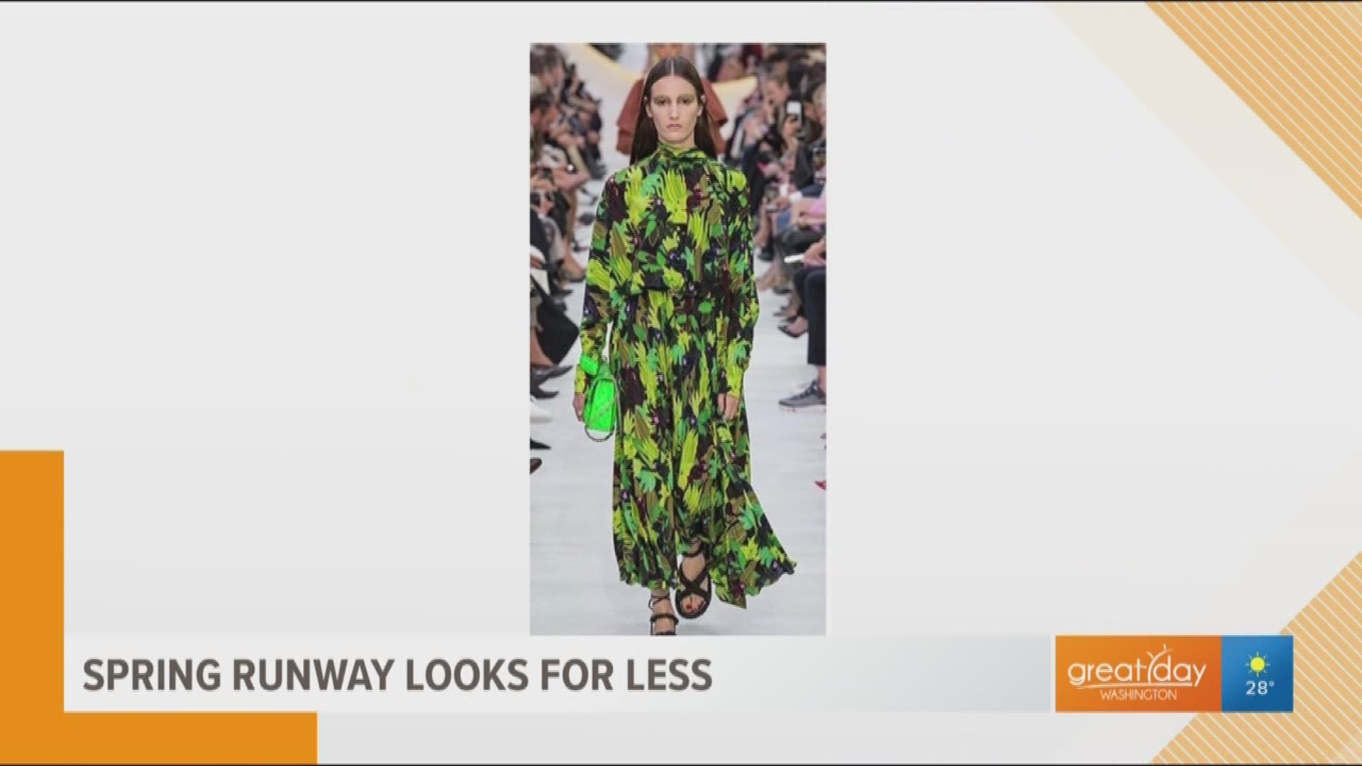 Joy Kingsley-Ibeh, celebrity stylists and founder of the Kingsley Model and Talent Management agency, showed off ways to get the spring runway looks for less.