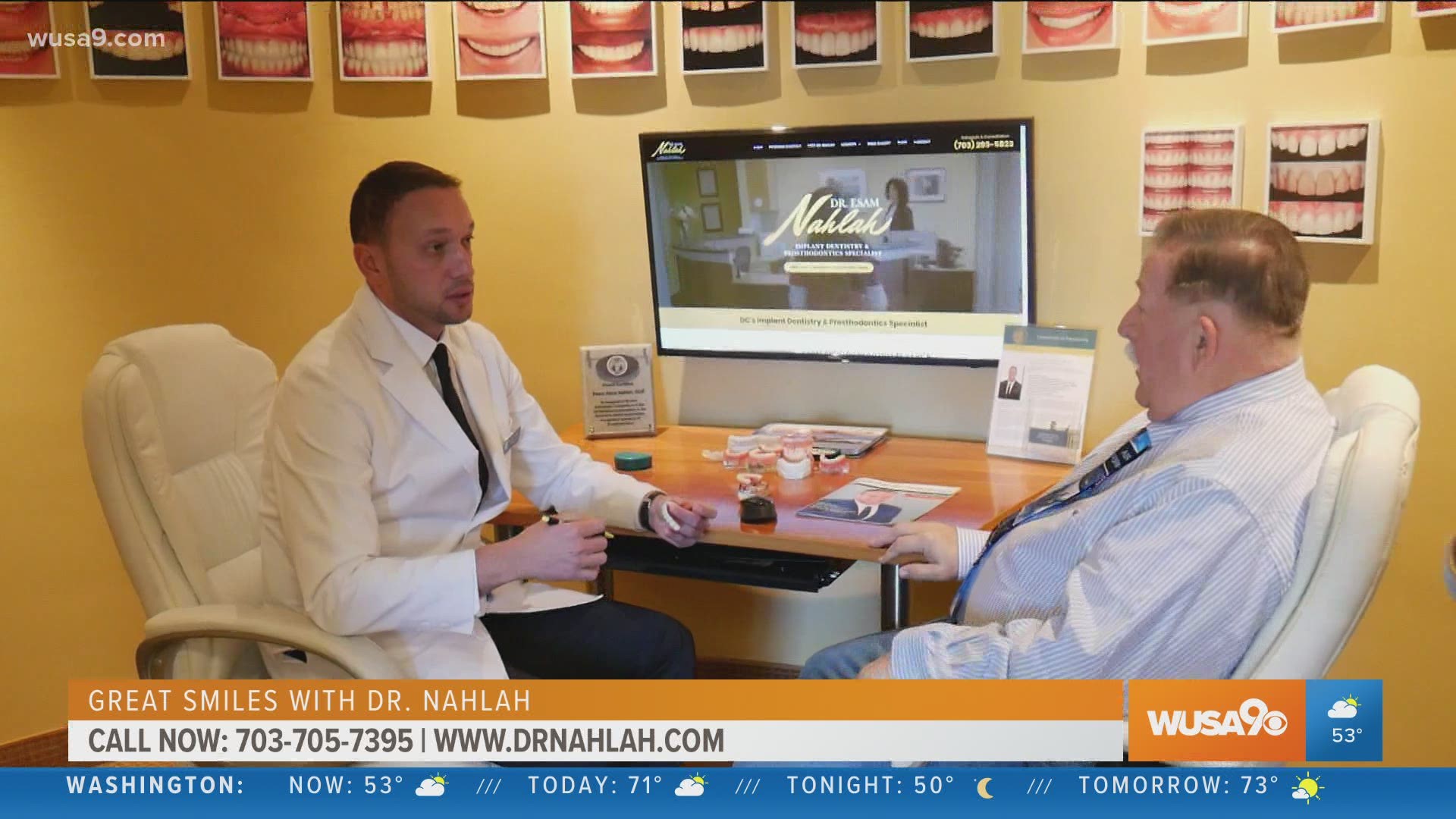 Meet a man who felt healthy in his life and his relationship after getting a healthy smiles thanks to Dr. Nahlah. Sponsored by Dr. Esam Nahlah, call 703-705-9375.
