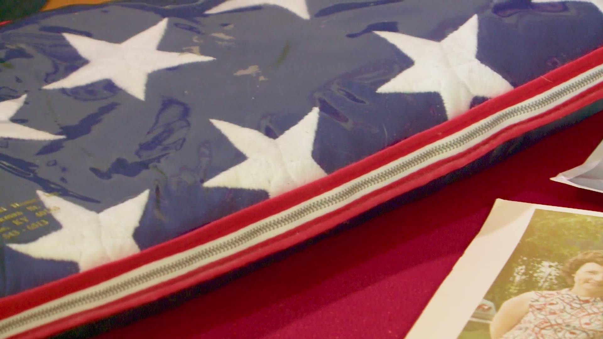 Master Sergeant Donald R. Rice, U.S. Air Force retired kept his father's flag in his bedroom closet for more than 20 years.  Now, thanks to a group of strangers, it will finally fly.