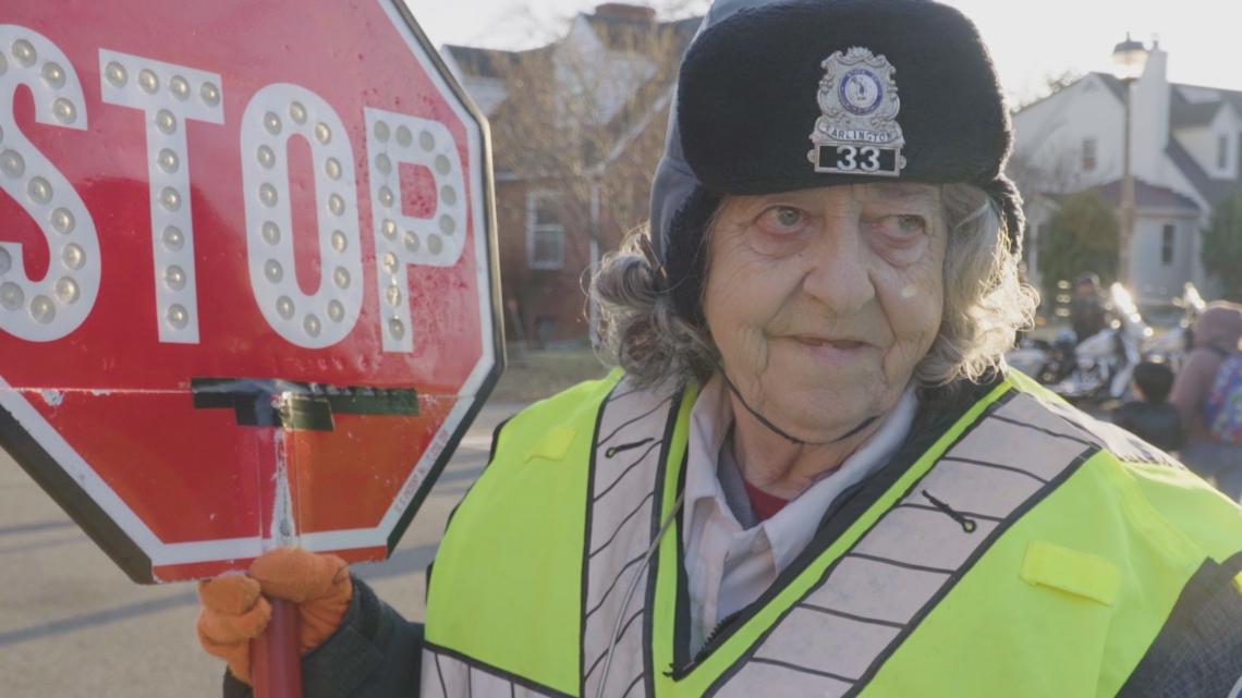 After decades at the crosswalk, an Arlington crossing guard gets an unexpected gift