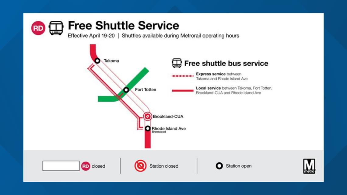 Metro Red Line: Service changes affect Easter weekend travel | wusa9.com
