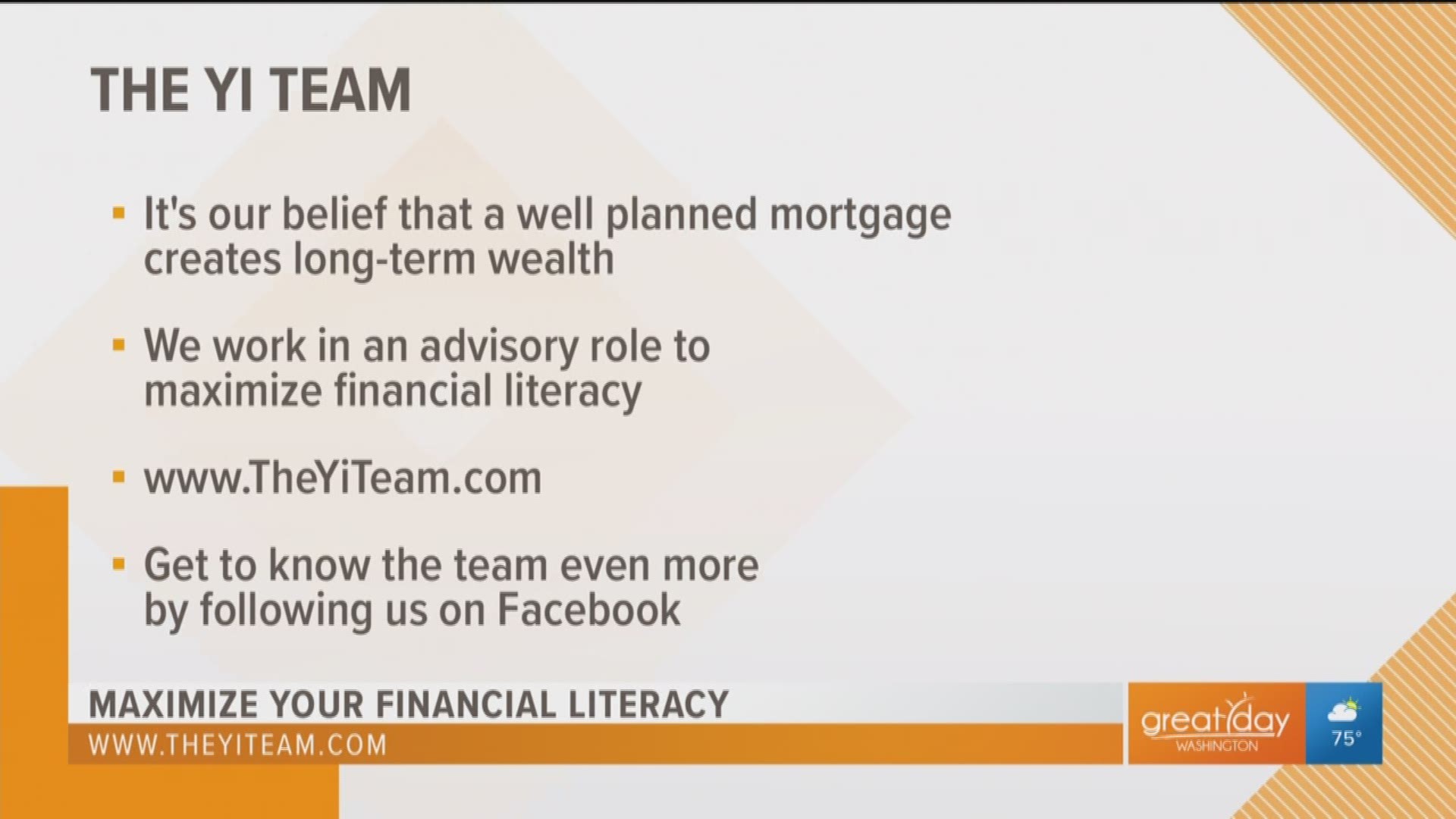 Erin Finke and Derek Harman join Chong Yi to talk about the difference between a loan officer and the mortgage advisors that the Yi Team provides. For more financial advice from the Yi Team, go to www.theyiteam.com.