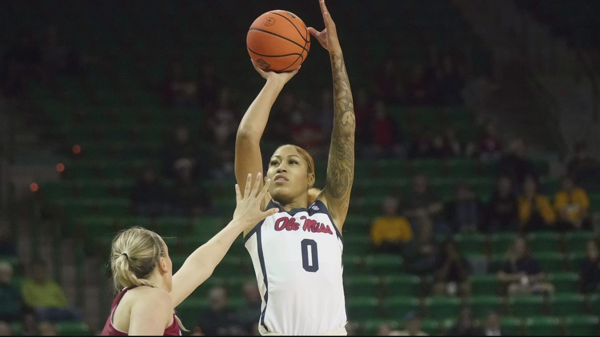 Shakira Austin Selected Third Overall in the WNBA Draft - Ole Miss