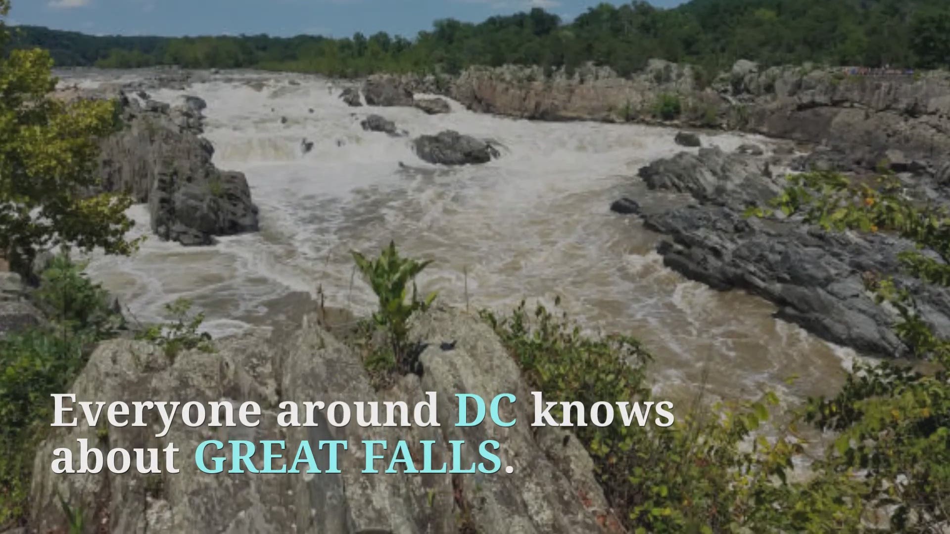 Everyone around DC knows about GREAT FALLS.
But have you heard of the LITTLE FALLS? 
Located 5 miles south of Great Falls, the lesser falls have a long history.