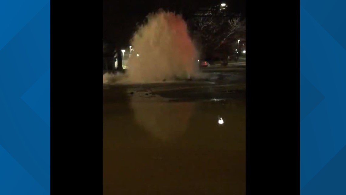 Water main break prompts road closures near VA Juvenile Center | wusa9.com