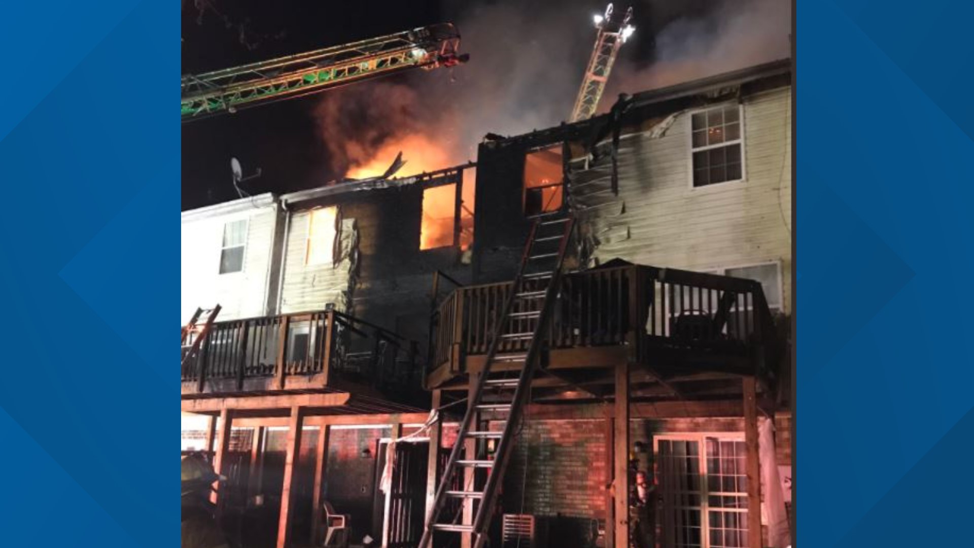 Over a dozen of residents displaced after house fire in Clinton
