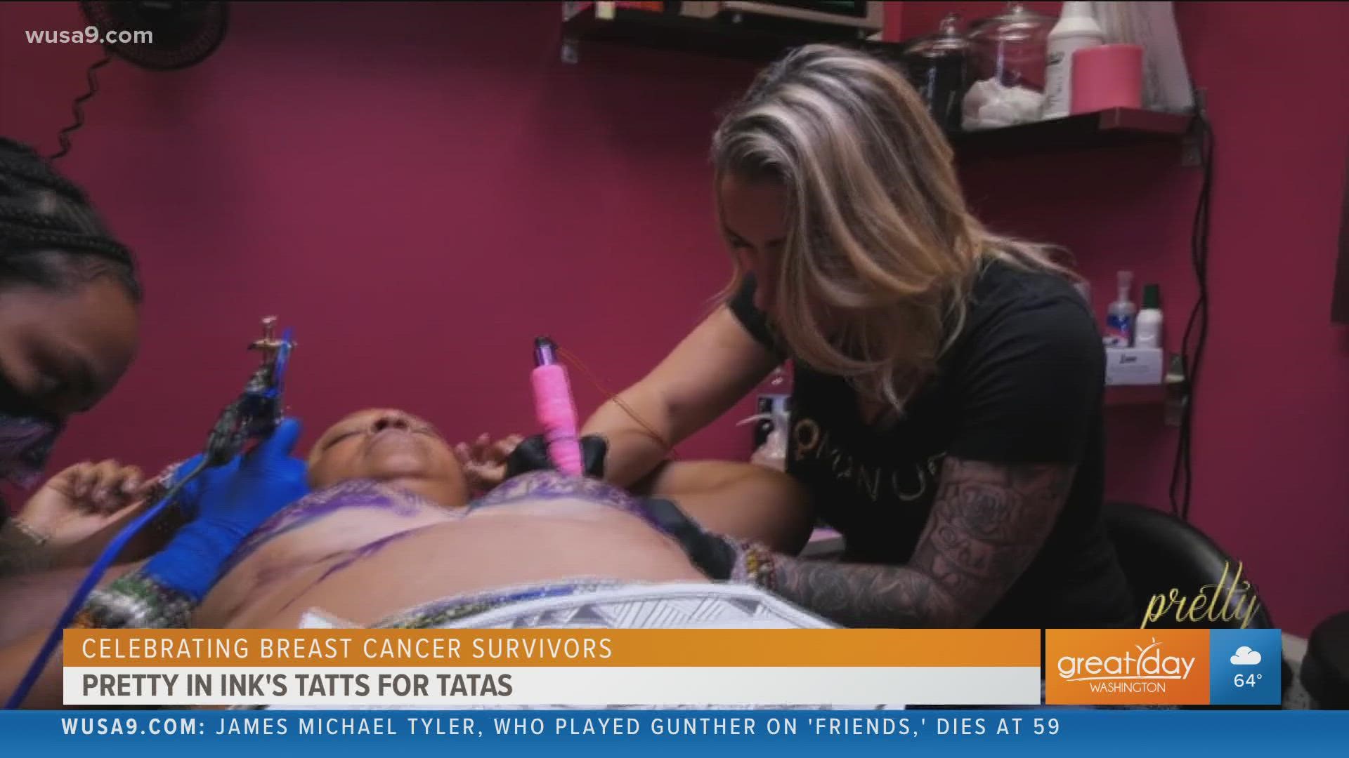 Through ink and art, Pretty in Ink owner, Jackie Matikas hopes to provide breast cancer survivors with a third choice after their battle beyond reconstruction.