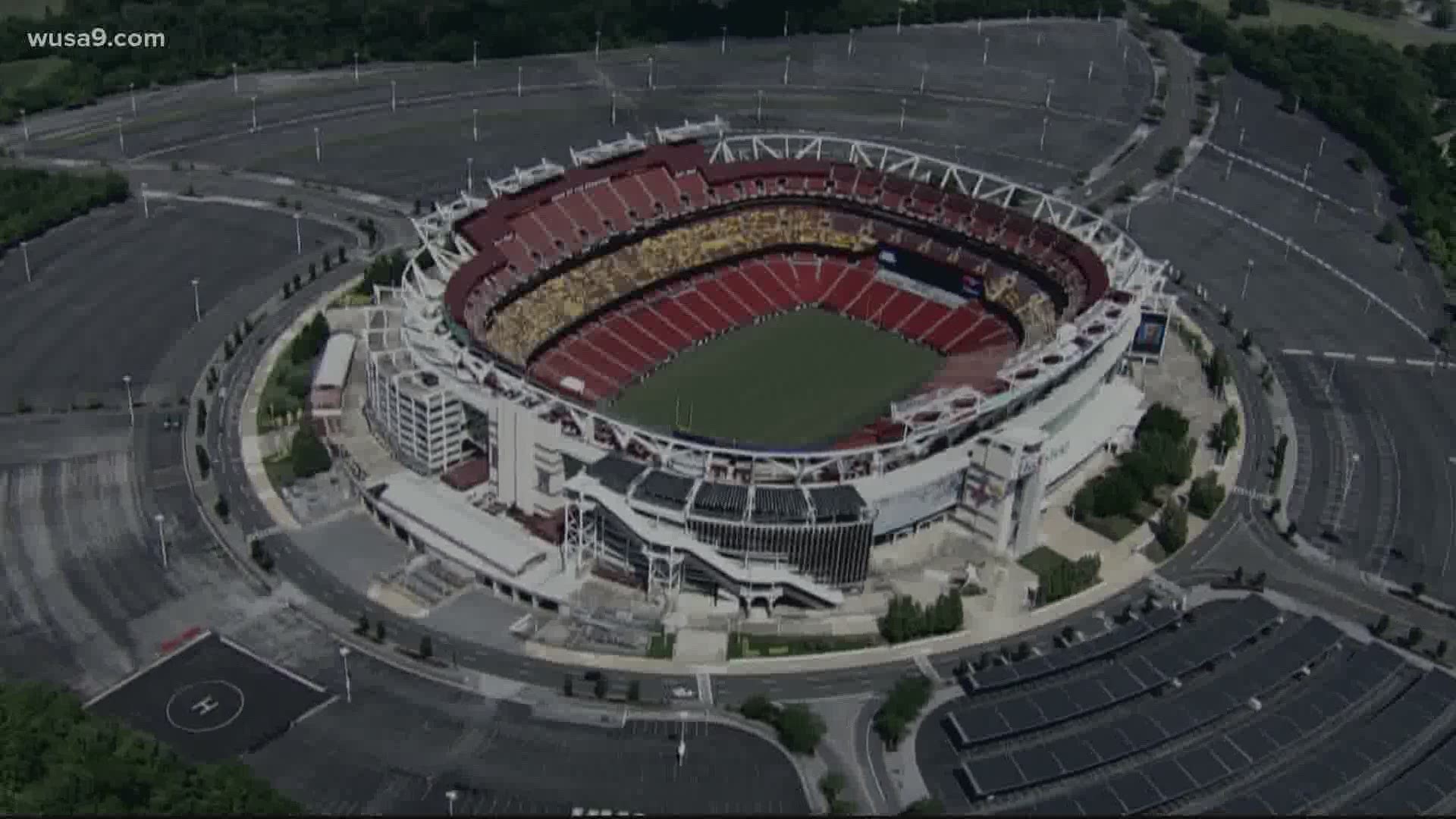 The team announced fan-less games at FedEx Field, citing health and safety concerns.