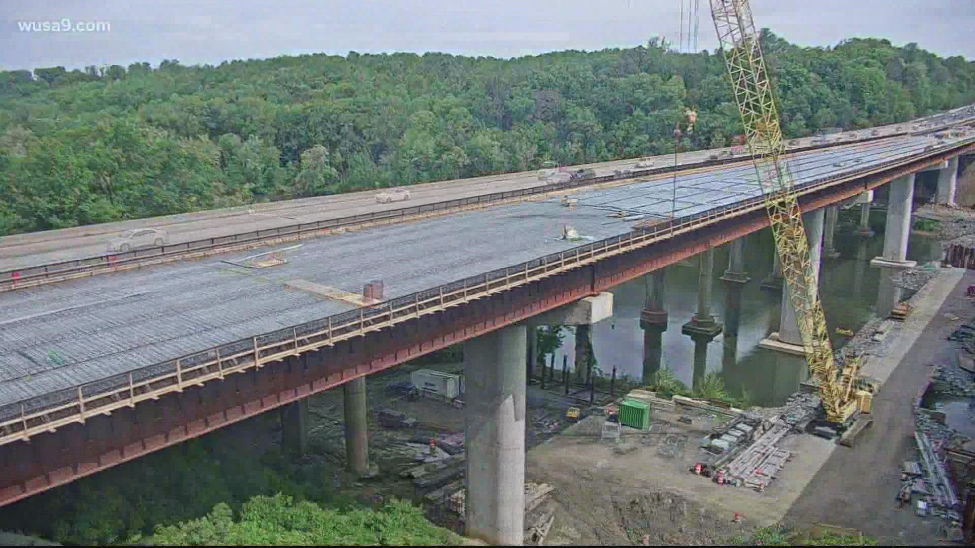 The Rappahannock River Crossing Project will open on Oct. 13, bringing a second southbound bridge and three additional lanes to I-95 South in Fredericksburg.