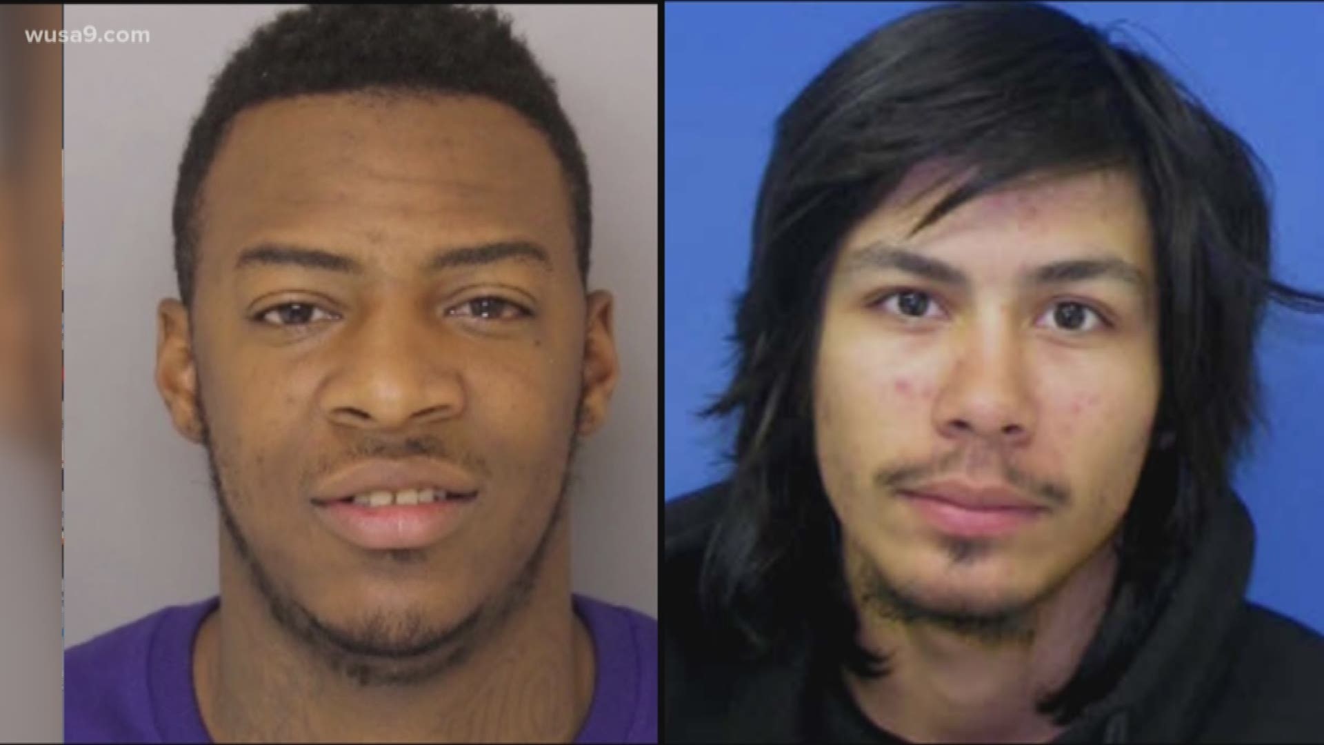 Police said the two men broke into 19 vehicles in Bowie and stole the airbags on Wednesday. One man has since been arrested.